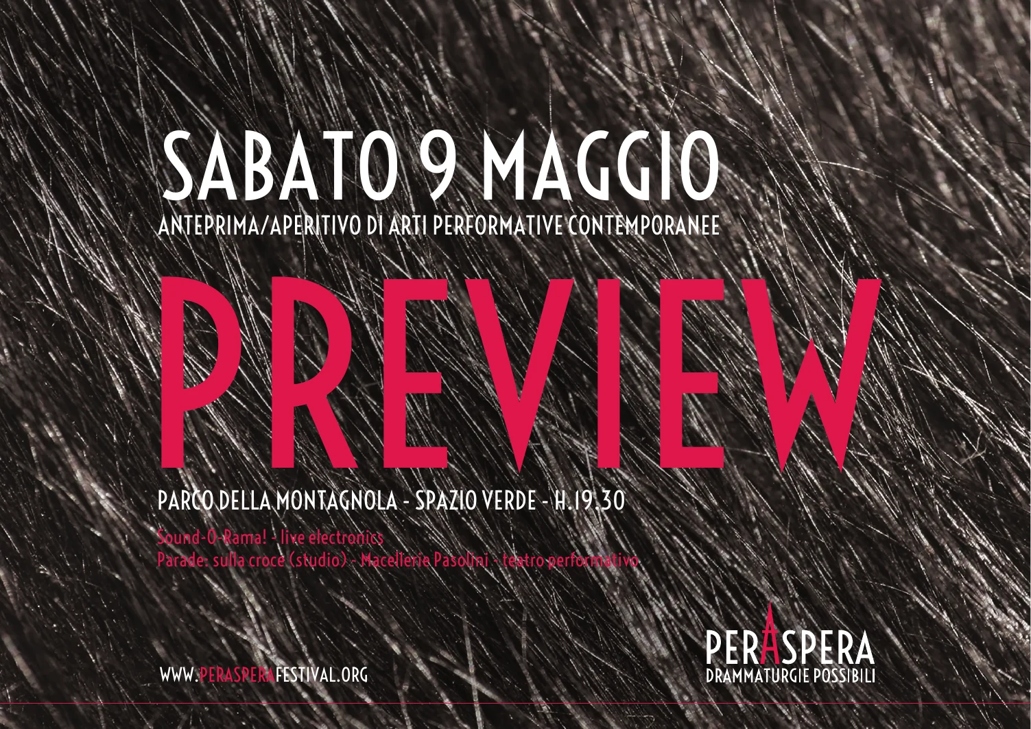Locandina ufficiale perAspera preView, 9 maggio 2015